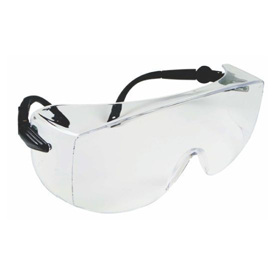 OČALA ZAŠČITNA Modell 653, prozorno steklo 2mm, odporno na praske in meglenje, č