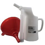 LIJAK D200mm v garnituri z posodo za polnjenje 2L in gibljivo cevjo (za goriva, 