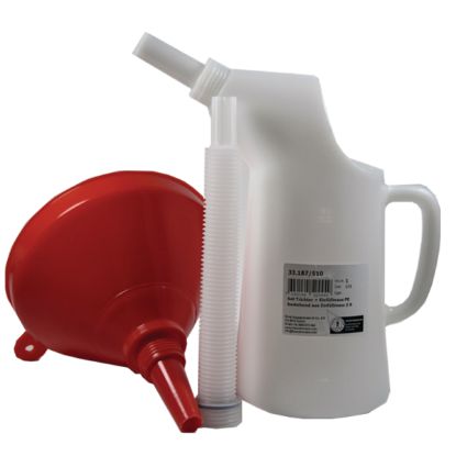 LIJAK D200mm v garnituri z posodo za polnjenje 2L in gibljivo cevjo (za goriva, 