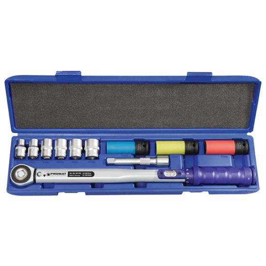 KLJUČ MOMENTNI DIN6789 1/2"/40-200Nm v 12-delni garnituri