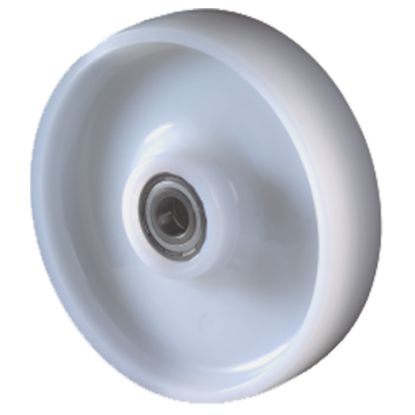 Lenkräder/Gabelhubwagen Kunstst.hell