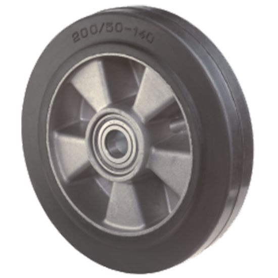 Lenkräder/Gabelhubwagen Elastik-Reifen schwarz