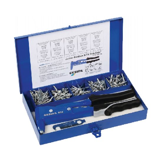 GARNITURA ZA KOVIČENJE (1gar.=352kos) - v kovinskem kovčku GESIPA
