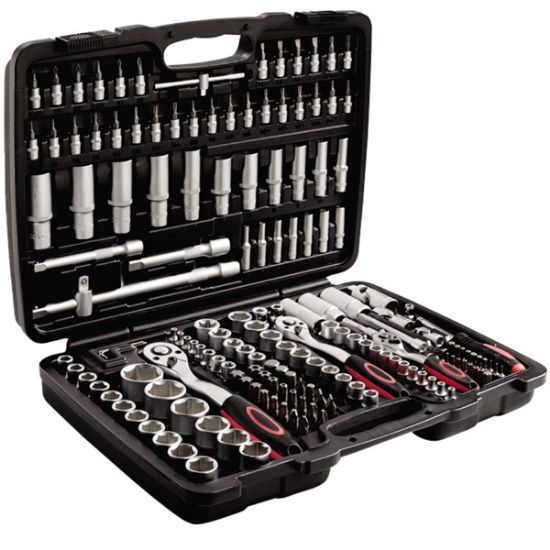 KLJUČI NATIČNI 1/4" , 3/8"in 1/2" v 171-delni gar. v kovčku