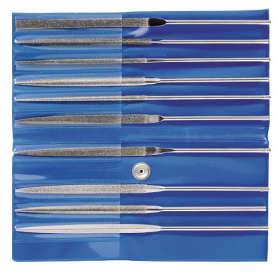 PILE PRECIZNE DIAMANTNE dolžine 140mm/D126 v 6-delni garnituri