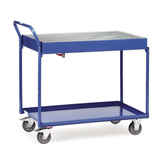 VOZIČEK TRANSPORTNI Z MREŽO TER VENTILOM ZA IZPUST OLJA 250kg                   