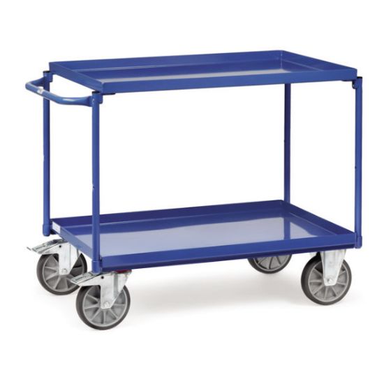 VOZIČEK TRANSPORTNI Z KORITI V DVEH ETAŽAH 1021x500x870mm (nakladalne površine 8