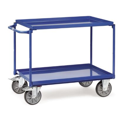 VOZIČEK TRANSPORTNI Z KORITI V TREH ETAŽAH 1021x500x870mm (nakladalne površine 8