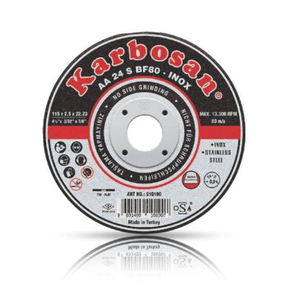 PLOŠČA REZALNA D125x1,0x22,23mm za INOX AA 54 R BF80