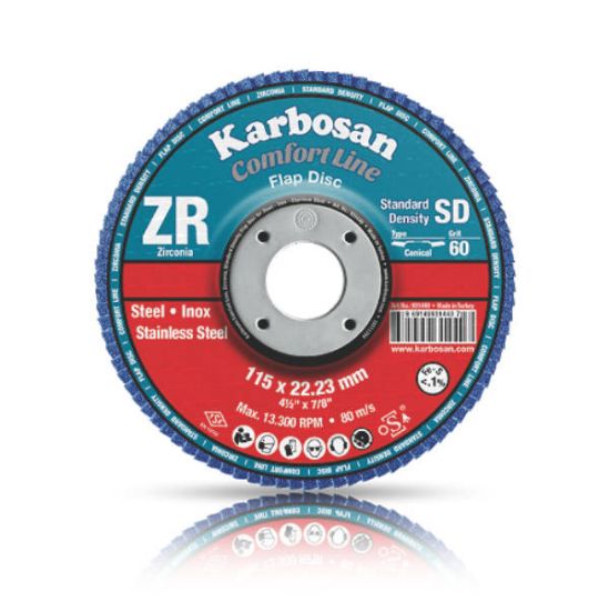 PLOŠČA LAMELNA D125x22mm ZXR11 80 COMFORTLINE SD konična oblika