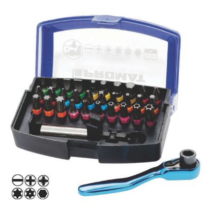 33-delna GARNITURA nastavkov za vijačenje