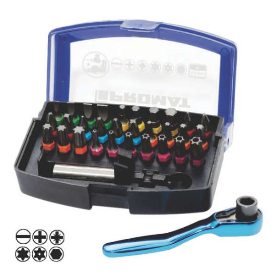 33-delna GARNITURA nastavkov za vijačenje