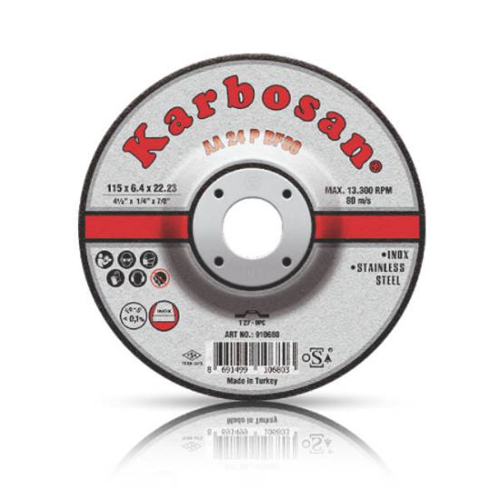 PLOŠČA BRUSNA D230x6,4x22,23mm za INOX AA 24 P BF80