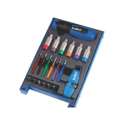 KLJUČ MOMENTNI Z NASTAVKI V GARNITURI TOGO-KIT SLOKY (6IP/0,6Nm-15IP/3,0Nm)