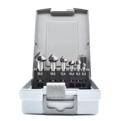 GREZILA DIN335/C 90° V-NX v 6-delni garnituri (D6,3-20,5mm) HSS-Co AlTiN