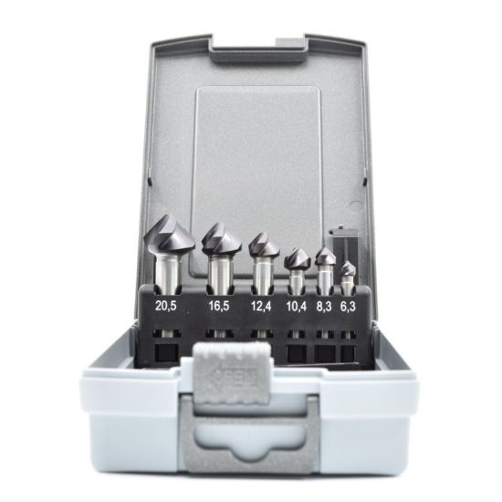 GREZILA DIN335/C 90° V-NX v 6-delni garnituri (D6,3-20,5mm) HSS-Co AlTiN