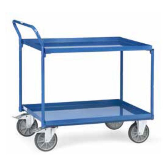 VOZIČEK TRANSPORTNI 1000x700x1105mm, nosilnosti 400Kg, v dveh etažah FETRA