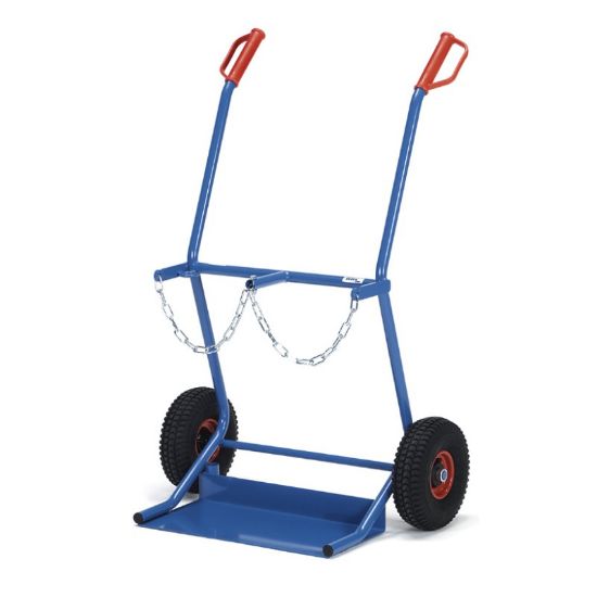 VOZIČEK ZA PREVOZ JEKLENK - DVOJNI nosilnost 100kg, D204mm, FETRA 51007