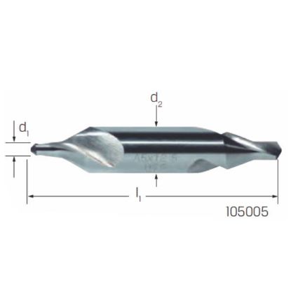 SVEDER SREDIŠČNI DIN333A D4mm HSS                                               