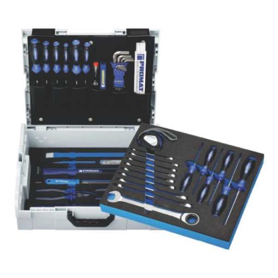 KOVČEK UNIVERSAL  L-Boxx z 44-delno garnituro orodja