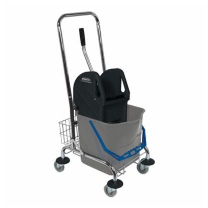 VEDRO ČISTILNO PLASTIČNO 35L Z OŽEMALNIKOM, NA KOLESIH