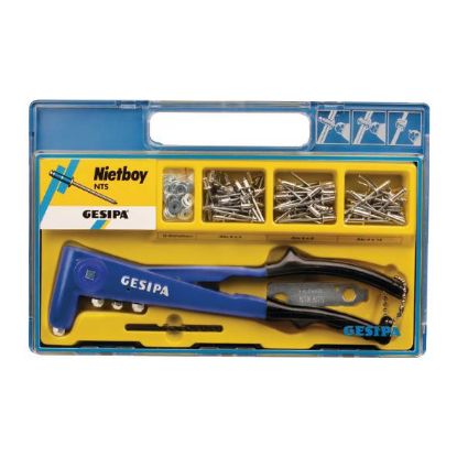 GARNITURA 135-DELNA SLEPIH KOVIC  S KLEŠČAMI ZA KOVIČENJE, GESIPA