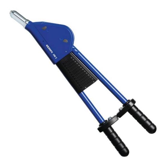 KLEŠČE ZA KOVIČENJE ROČNE  HN2, DELOVNO OBMOČJE OD O 3 - O 6,4 MM, L=570MM, GESI