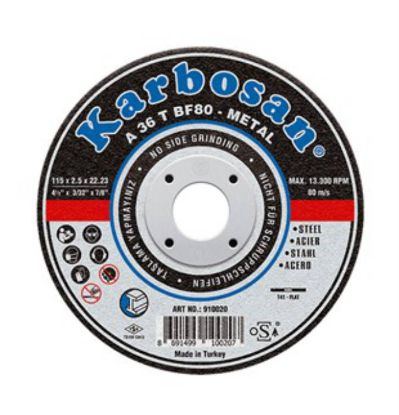 PLOŠČA REZALNA D115x3,0x22,23mm za jeklo A36T BF80