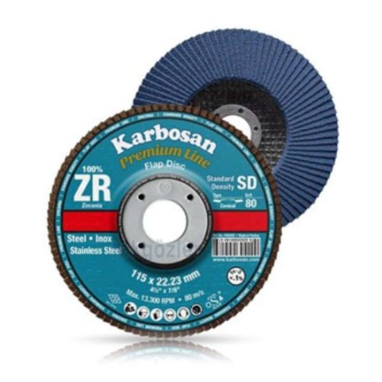 DISK BRUSNI LAMELNI Zirconia ZR, Universal Line D125mm K40 RAVNI 