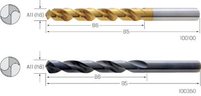 Slika SVEDER SPIRALNI DIN338 N D10,0mm HSS-Co