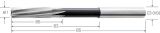 Slika POVRTALO STROJNO NC  DIN212 D5,0mm H7 HSS-E