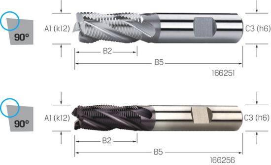 REZKAR PALIČNI KOSMAČILNI DIN844/HR D6,0mm Z=4 HSS-Co TiAlN