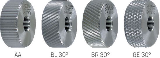Rändelrad HSS-PM Form GV 30° DIN 403 T=0,8 15x4x4      ZEUS