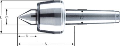 Slika KONICA VRTLJIVA MK4 60° Rohm       