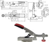 Slika VPENJALNIK HORIZONTALNI Z  AVTOMATSKO PRILAGODITVIJO- območje vpenjanja 60mm