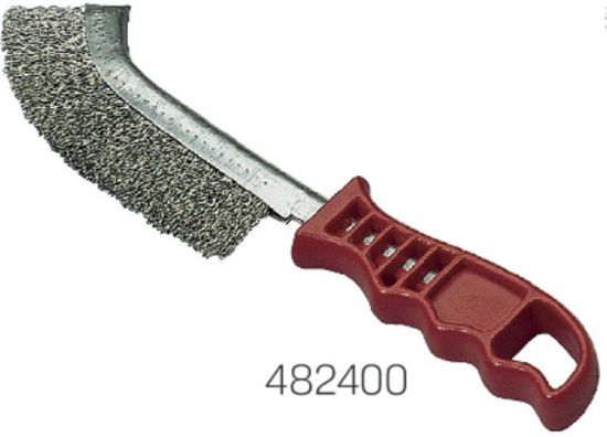 ŠČETKA ŽIČNA JEKLENA S PLASTIČNIM ROČAJEM 265mm                                 