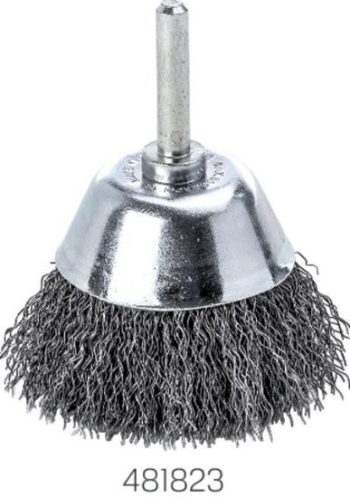 ŠČETKA ŽIČNA JEKLENA-LONČASTA D50mm/žica 0,30mm LESSMANN 