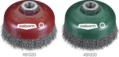 Slika ŠČETKA ŽIČNA LONČASTA ZA KOTNO BRUSILKO D60/0,30mm M14 - nerjaveča  