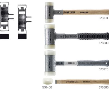 Slika KLADIVO PLASTIČNO D50mm - z zamenljivima nastavkoma