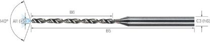 Slika Kl.-Bohrer VHM AlCrN 15xd UNI CD-COOL          1,25mm MIKRON