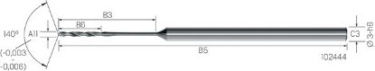 Slika Kl.-Bohrer VHM eXe 20xd Stahl CD-FLEX          0,34mm MIKRON
