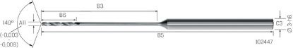 Slika Kleinstbohrer VHM 30xd Stahl CD-FLEX          0,15mm MIKRON