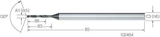 CrazyDrill SST VHM RIP 8xd, Inox,      0,20mm MIKRON