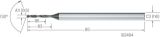 Slika Kleinstbohrer VHM exe 8xd Inox CD-SST           0,75mm MIKRON