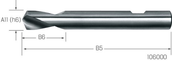 NC-Anbohrer HSS-Co 120° ISO10898/N    3,00mm PREMUS