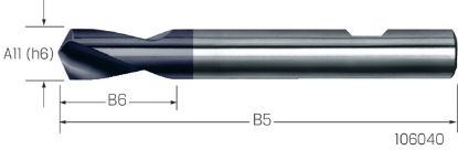 Slika SVEDER SREDIŠČNI NC 120° D12,0mm HSS-E TiAIN