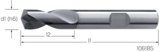 SVEDER SREDIŠČNI NC VHM D6,0mm 142° TiAlN