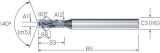 Slika Kleinstbohrer VHM TiAlN INOX CD-PILOT         1,45mm MIKRON