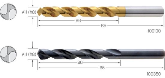 Spiralbohrer HSS-Co DIN 338/N     1,00mm PREMUS