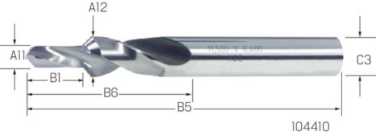 SVEDER KRATKOSTOPENJSKI ZA M3 (3,2x6,0) HSS